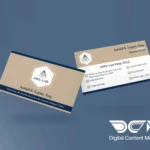 kk notary Business card Design